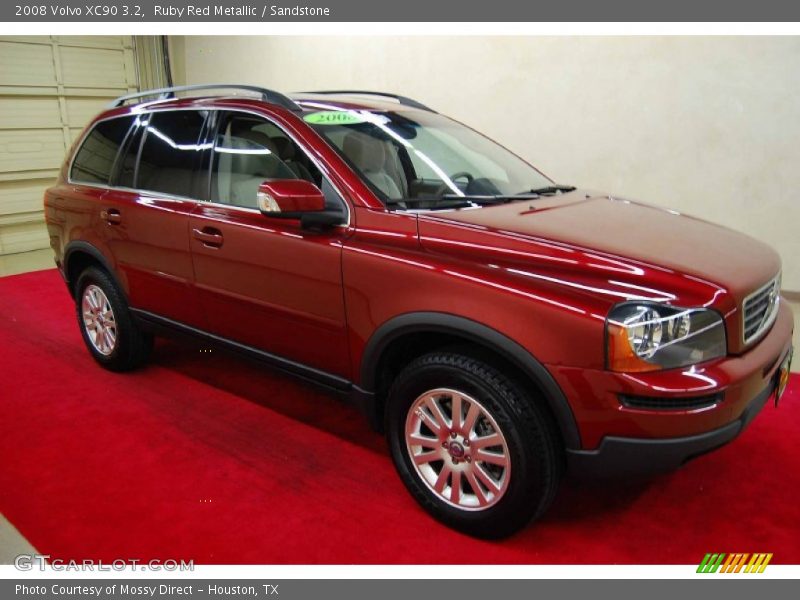 Ruby Red Metallic / Sandstone 2008 Volvo XC90 3.2