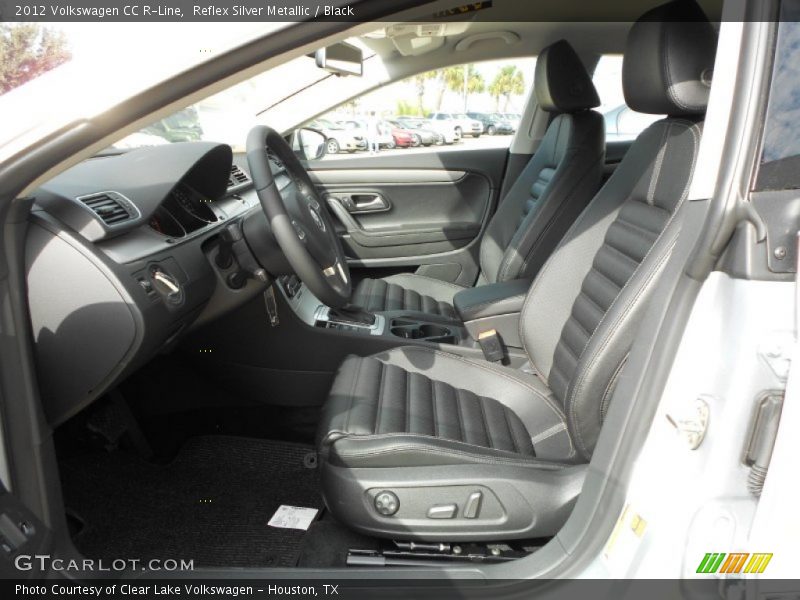 Reflex Silver Metallic / Black 2012 Volkswagen CC R-Line