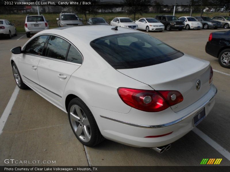 Candy White / Black 2012 Volkswagen CC Lux Plus