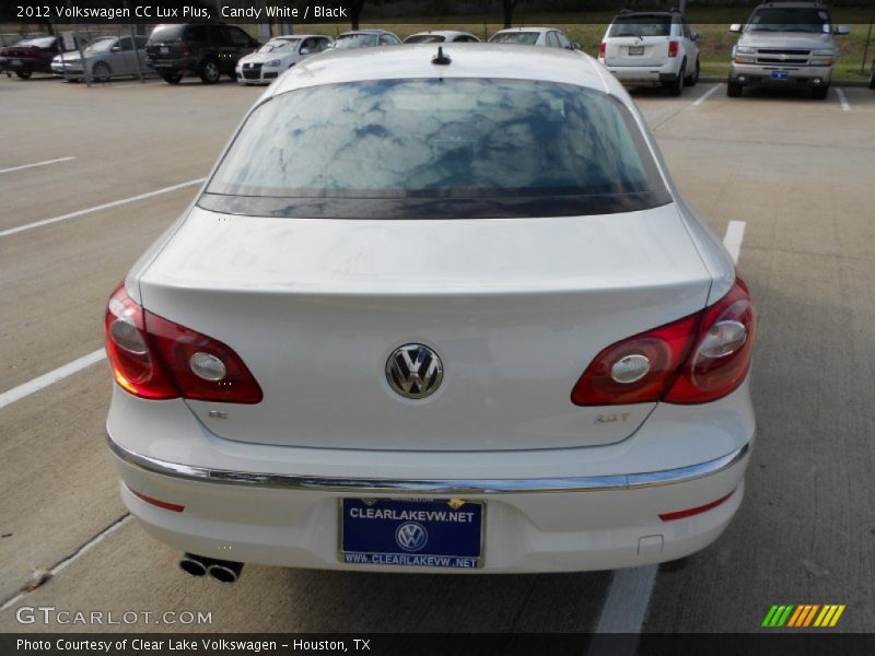 Candy White / Black 2012 Volkswagen CC Lux Plus