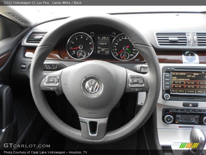 Candy White / Black 2012 Volkswagen CC Lux Plus