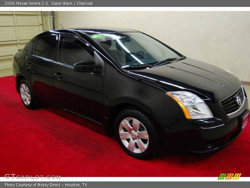 Super Black / Charcoal 2009 Nissan Sentra 2.0