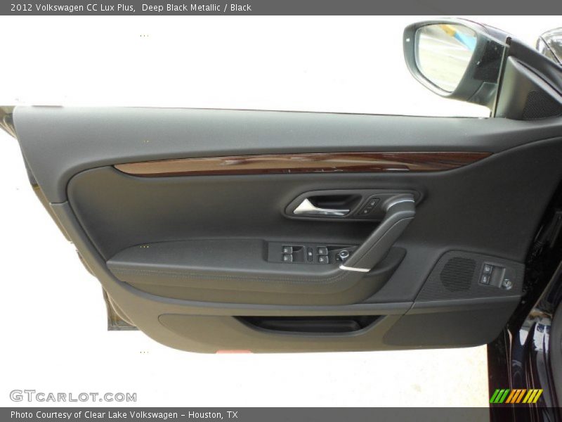 Deep Black Metallic / Black 2012 Volkswagen CC Lux Plus