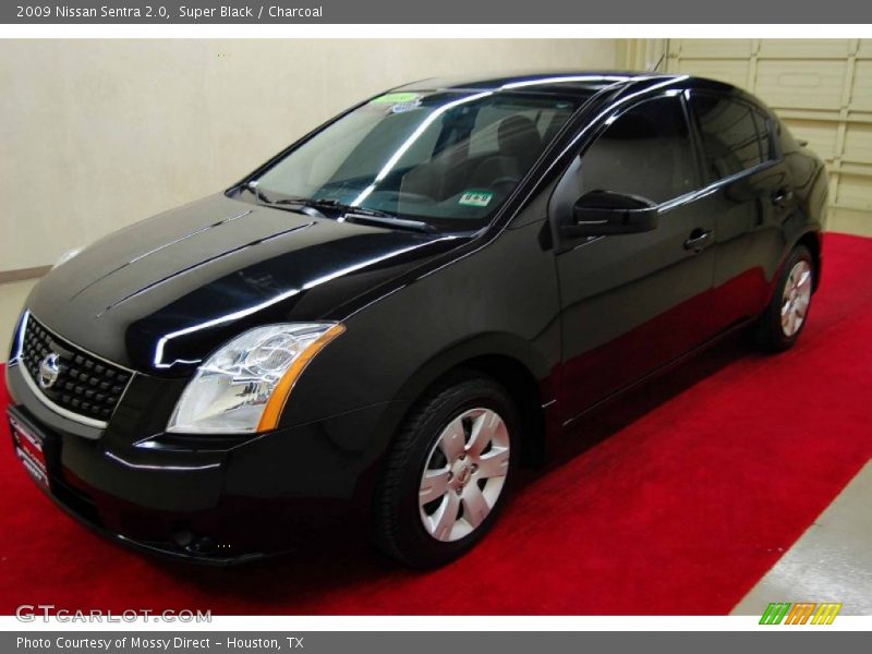 Super Black / Charcoal 2009 Nissan Sentra 2.0