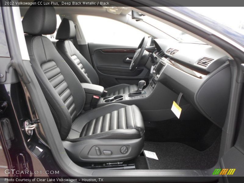 Deep Black Metallic / Black 2012 Volkswagen CC Lux Plus