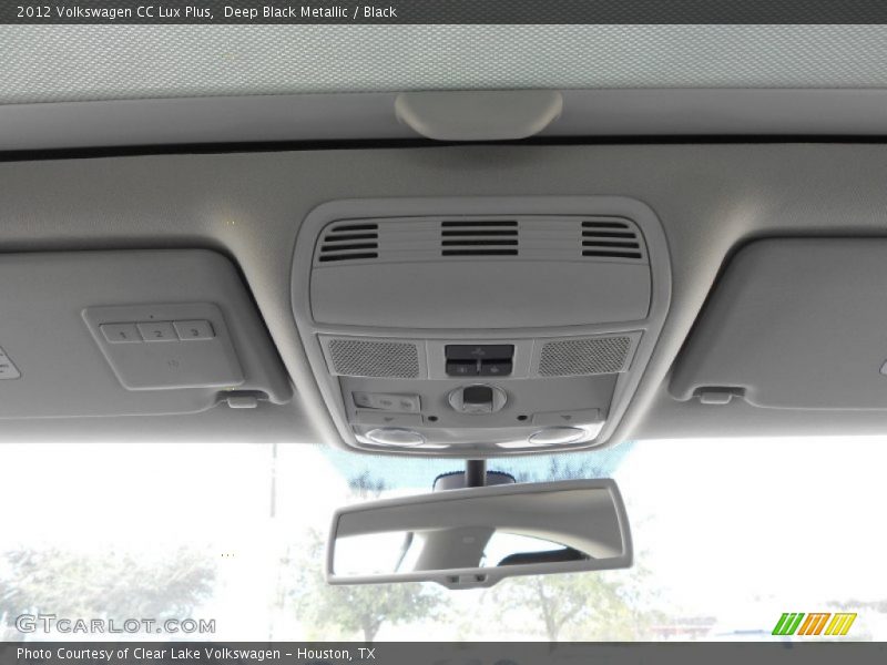 Deep Black Metallic / Black 2012 Volkswagen CC Lux Plus