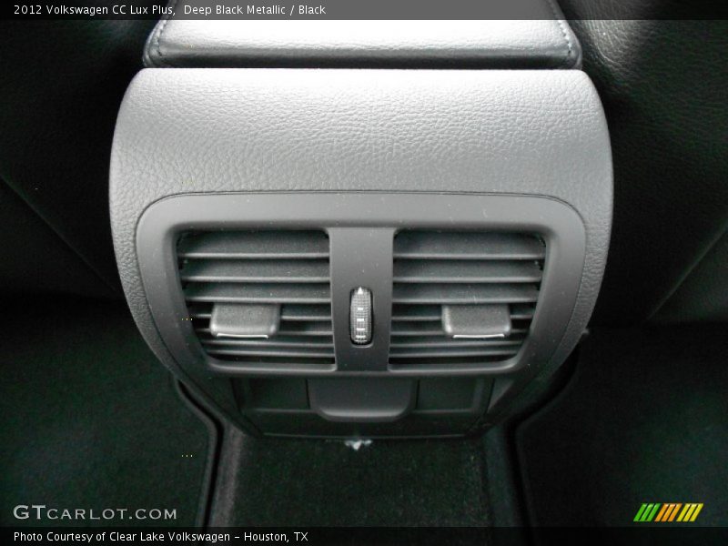 Deep Black Metallic / Black 2012 Volkswagen CC Lux Plus