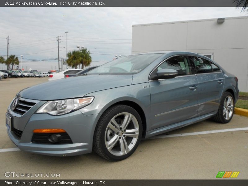 Iron Gray Metallic / Black 2012 Volkswagen CC R-Line