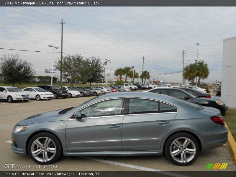 Iron Gray Metallic / Black 2012 Volkswagen CC R-Line