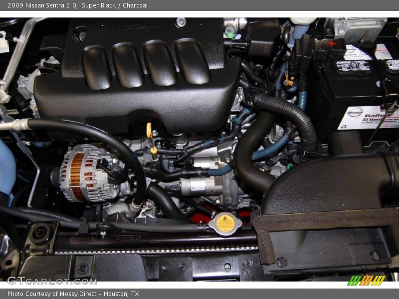 Super Black / Charcoal 2009 Nissan Sentra 2.0