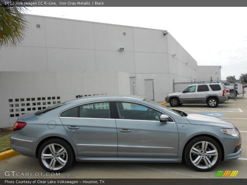 Iron Gray Metallic / Black 2012 Volkswagen CC R-Line