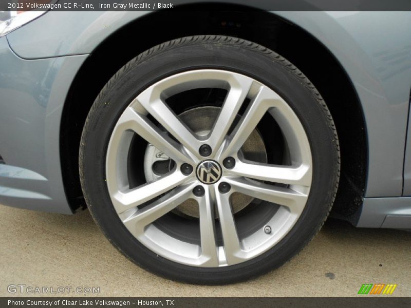 Iron Gray Metallic / Black 2012 Volkswagen CC R-Line