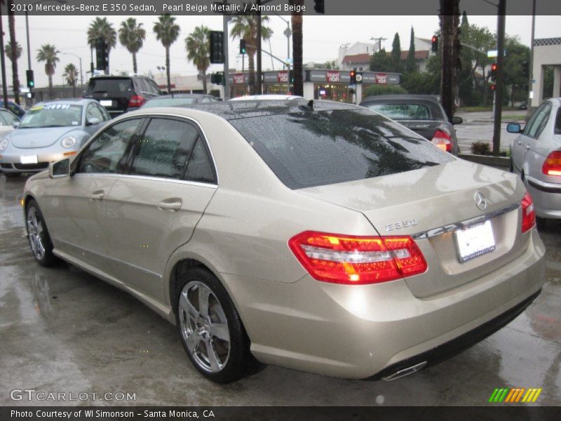 Pearl Beige Metallic / Almond Beige 2010 Mercedes-Benz E 350 Sedan