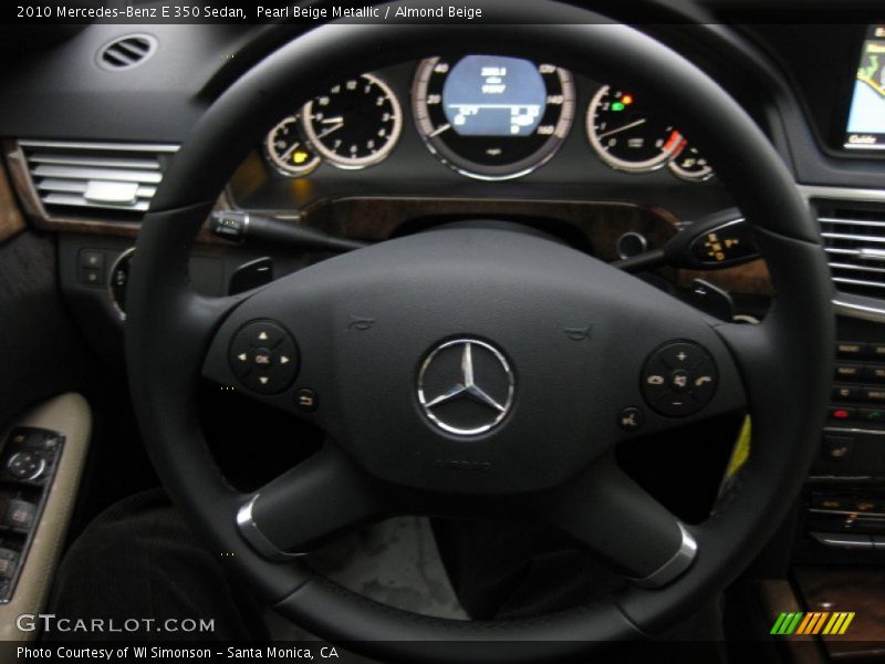Pearl Beige Metallic / Almond Beige 2010 Mercedes-Benz E 350 Sedan