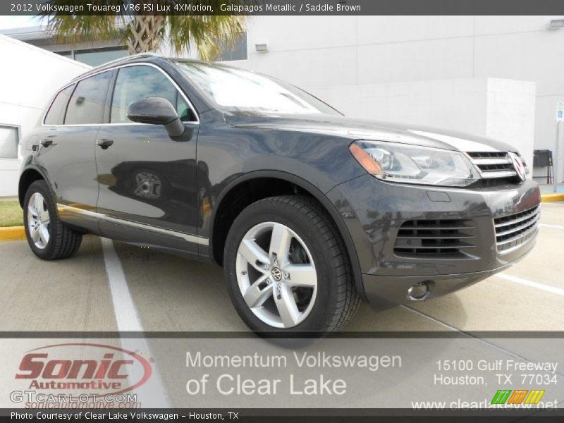 Galapagos Metallic / Saddle Brown 2012 Volkswagen Touareg VR6 FSI Lux 4XMotion