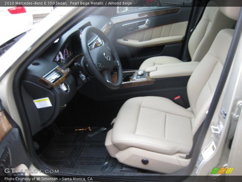 Pearl Beige Metallic / Almond Beige 2010 Mercedes-Benz E 350 Sedan