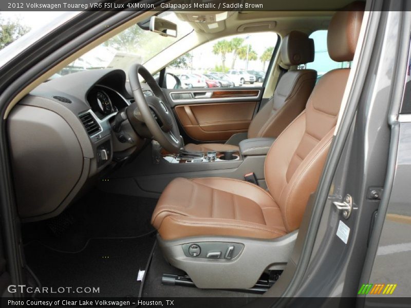  2012 Touareg VR6 FSI Lux 4XMotion Saddle Brown Interior