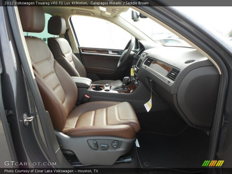  2012 Touareg VR6 FSI Lux 4XMotion Saddle Brown Interior