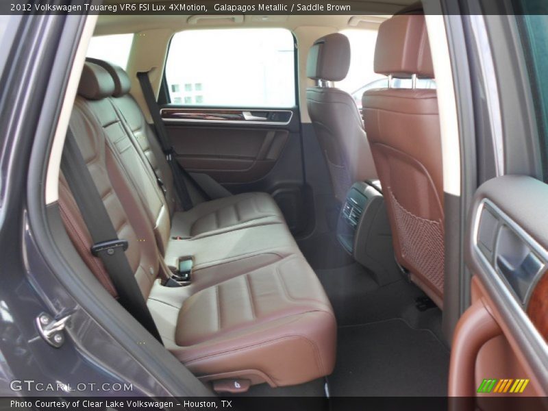  2012 Touareg VR6 FSI Lux 4XMotion Saddle Brown Interior