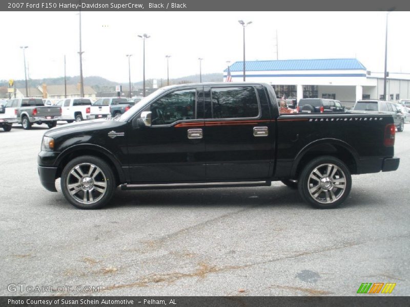 Black / Black 2007 Ford F150 Harley-Davidson SuperCrew