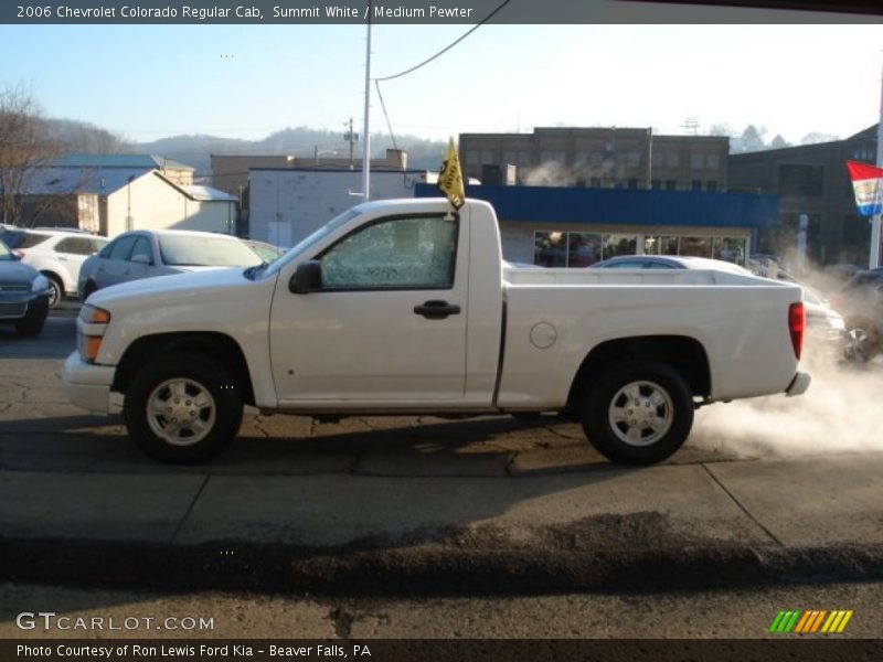 Summit White / Medium Pewter 2006 Chevrolet Colorado Regular Cab
