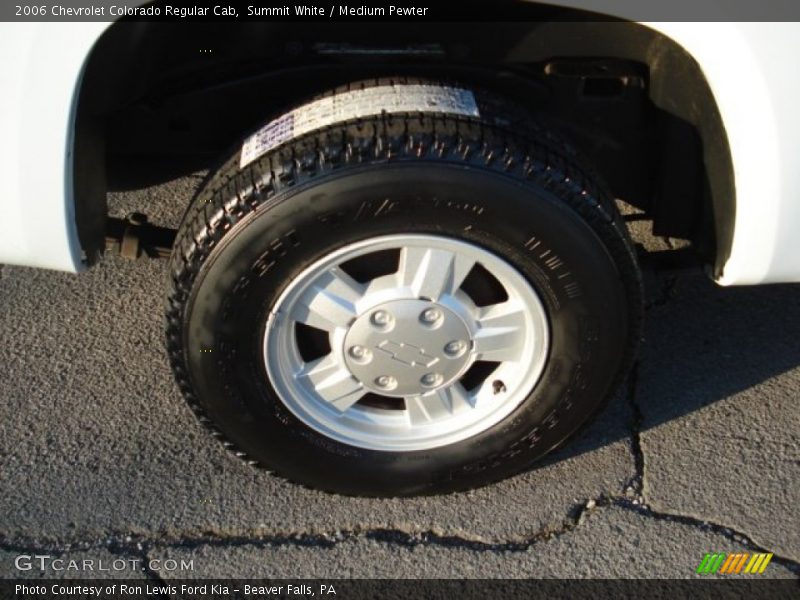 Summit White / Medium Pewter 2006 Chevrolet Colorado Regular Cab