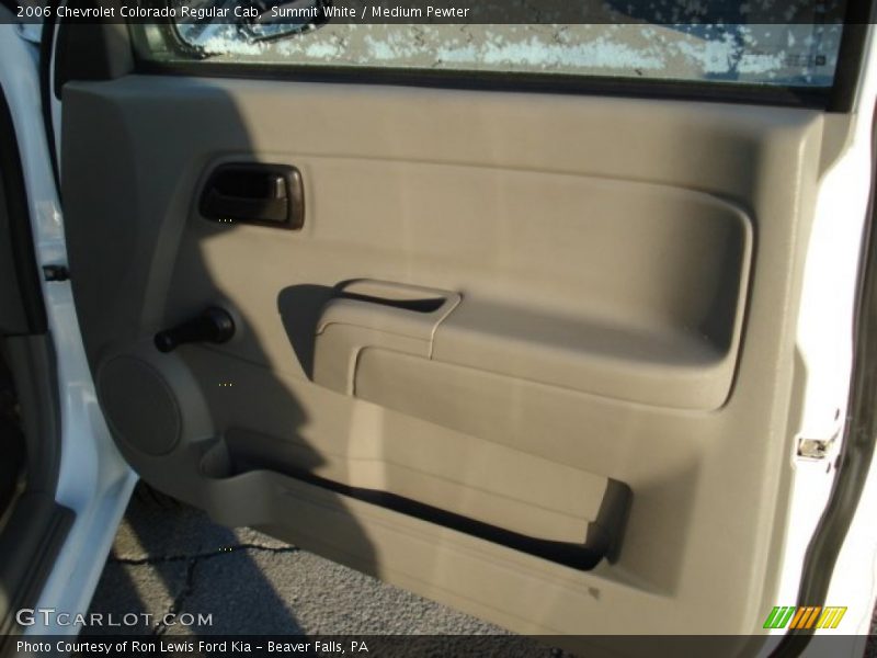 Summit White / Medium Pewter 2006 Chevrolet Colorado Regular Cab