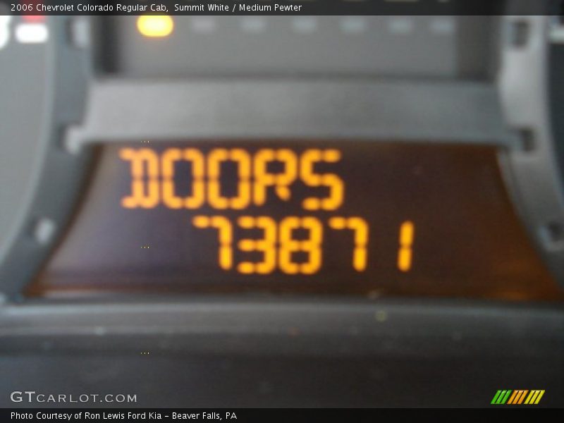 Summit White / Medium Pewter 2006 Chevrolet Colorado Regular Cab