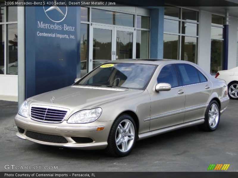 Desert Silver Metallic / Java 2006 Mercedes-Benz S 430 Sedan