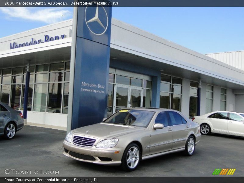 Desert Silver Metallic / Java 2006 Mercedes-Benz S 430 Sedan