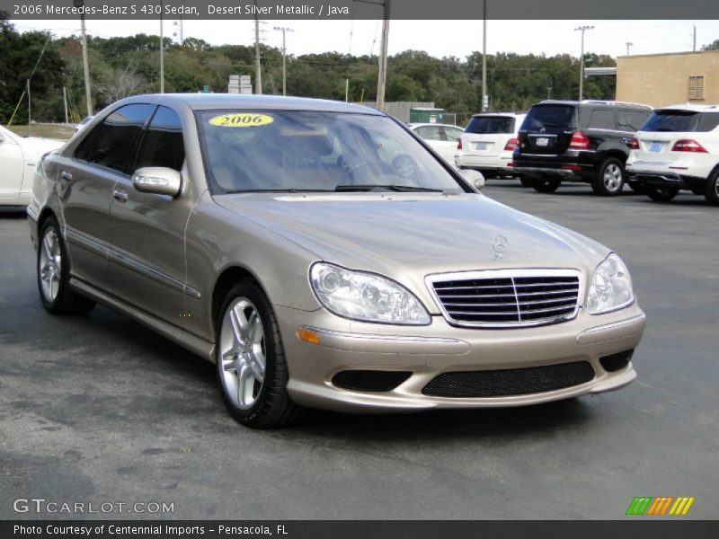 Desert Silver Metallic / Java 2006 Mercedes-Benz S 430 Sedan