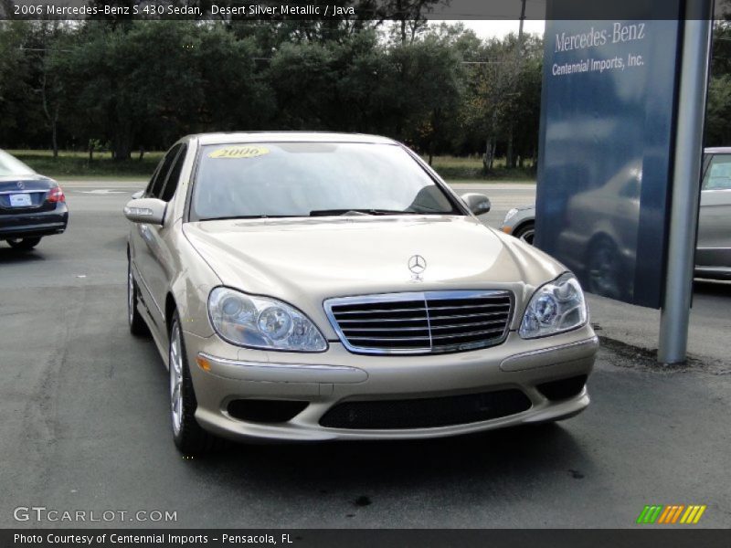Desert Silver Metallic / Java 2006 Mercedes-Benz S 430 Sedan