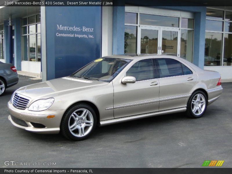 Desert Silver Metallic / Java 2006 Mercedes-Benz S 430 Sedan