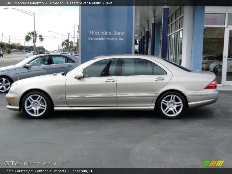 Desert Silver Metallic / Java 2006 Mercedes-Benz S 430 Sedan