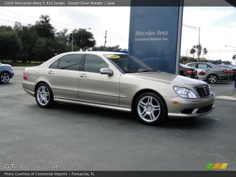 Desert Silver Metallic / Java 2006 Mercedes-Benz S 430 Sedan