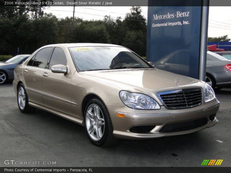 Desert Silver Metallic / Java 2006 Mercedes-Benz S 430 Sedan