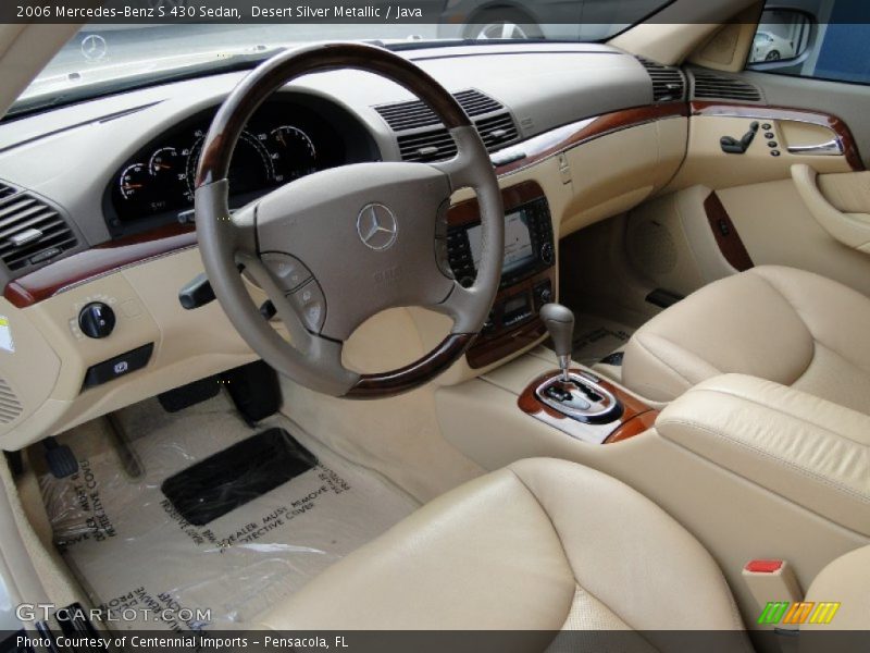 Desert Silver Metallic / Java 2006 Mercedes-Benz S 430 Sedan