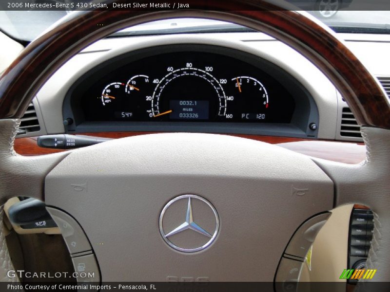 Desert Silver Metallic / Java 2006 Mercedes-Benz S 430 Sedan