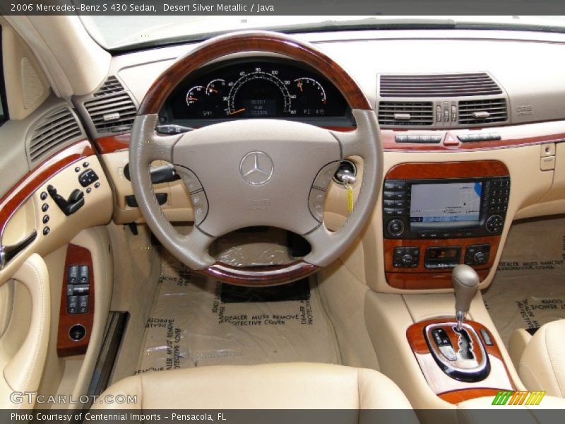 Desert Silver Metallic / Java 2006 Mercedes-Benz S 430 Sedan
