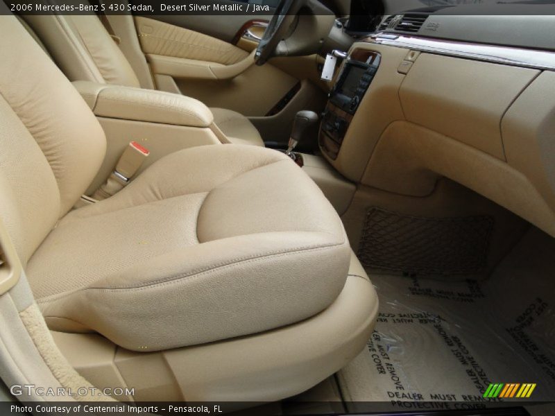 Desert Silver Metallic / Java 2006 Mercedes-Benz S 430 Sedan