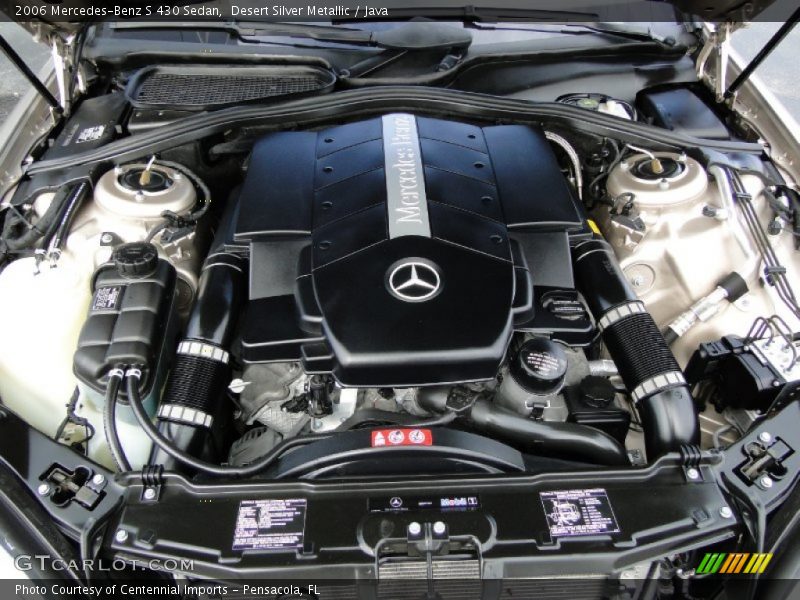 Desert Silver Metallic / Java 2006 Mercedes-Benz S 430 Sedan