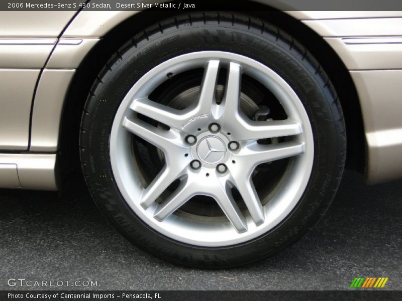 Desert Silver Metallic / Java 2006 Mercedes-Benz S 430 Sedan