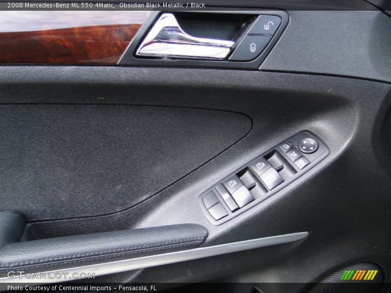 Obsidian Black Metallic / Black 2008 Mercedes-Benz ML 550 4Matic