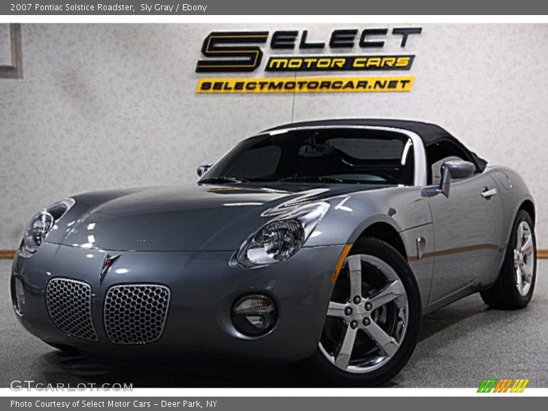 Sly Gray / Ebony 2007 Pontiac Solstice Roadster