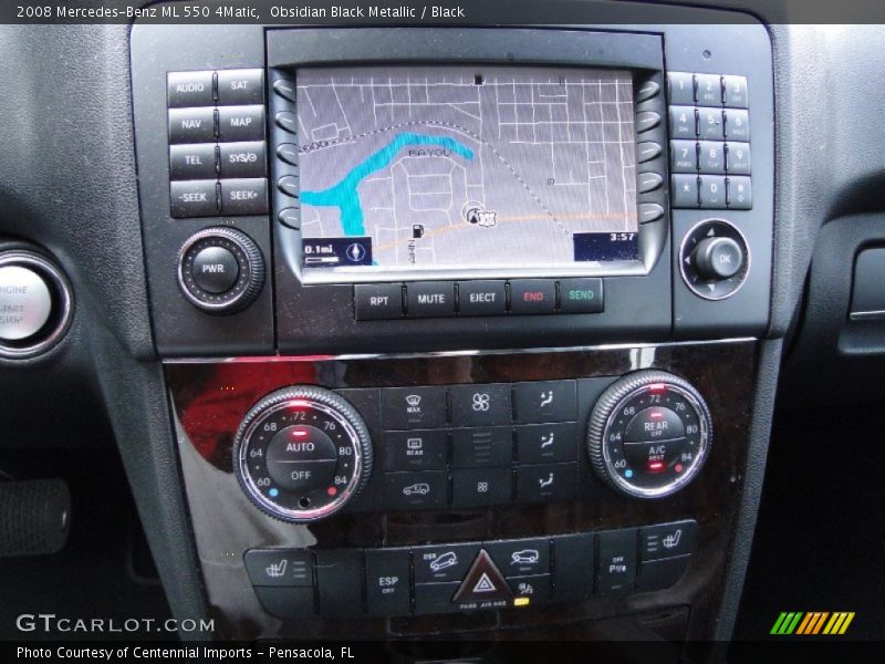 Obsidian Black Metallic / Black 2008 Mercedes-Benz ML 550 4Matic