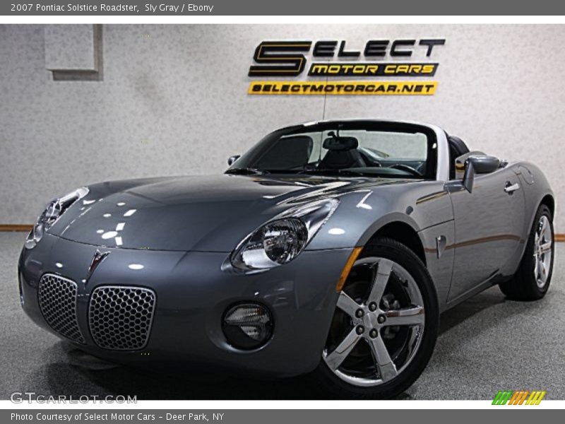 Sly Gray / Ebony 2007 Pontiac Solstice Roadster