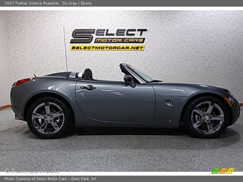 Sly Gray / Ebony 2007 Pontiac Solstice Roadster