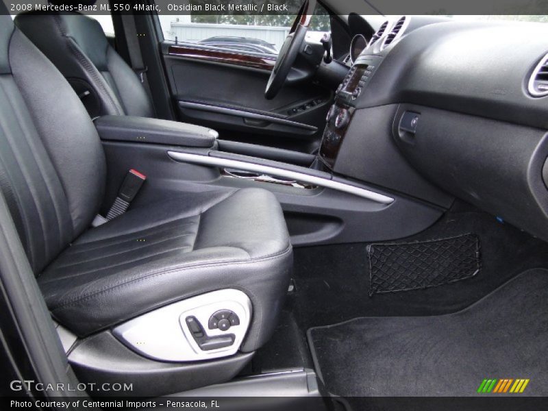 Obsidian Black Metallic / Black 2008 Mercedes-Benz ML 550 4Matic