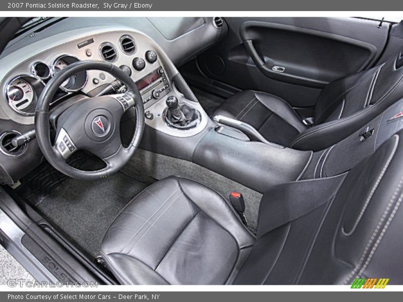 Sly Gray / Ebony 2007 Pontiac Solstice Roadster