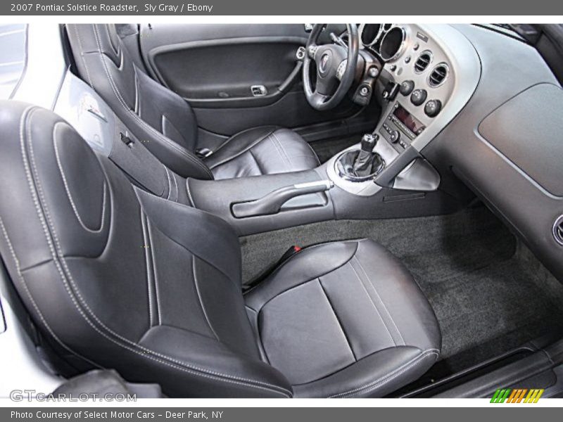 Sly Gray / Ebony 2007 Pontiac Solstice Roadster